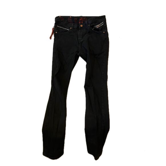 ANOM Selvedge Weaving Slim Black Jeans Men's 30x30